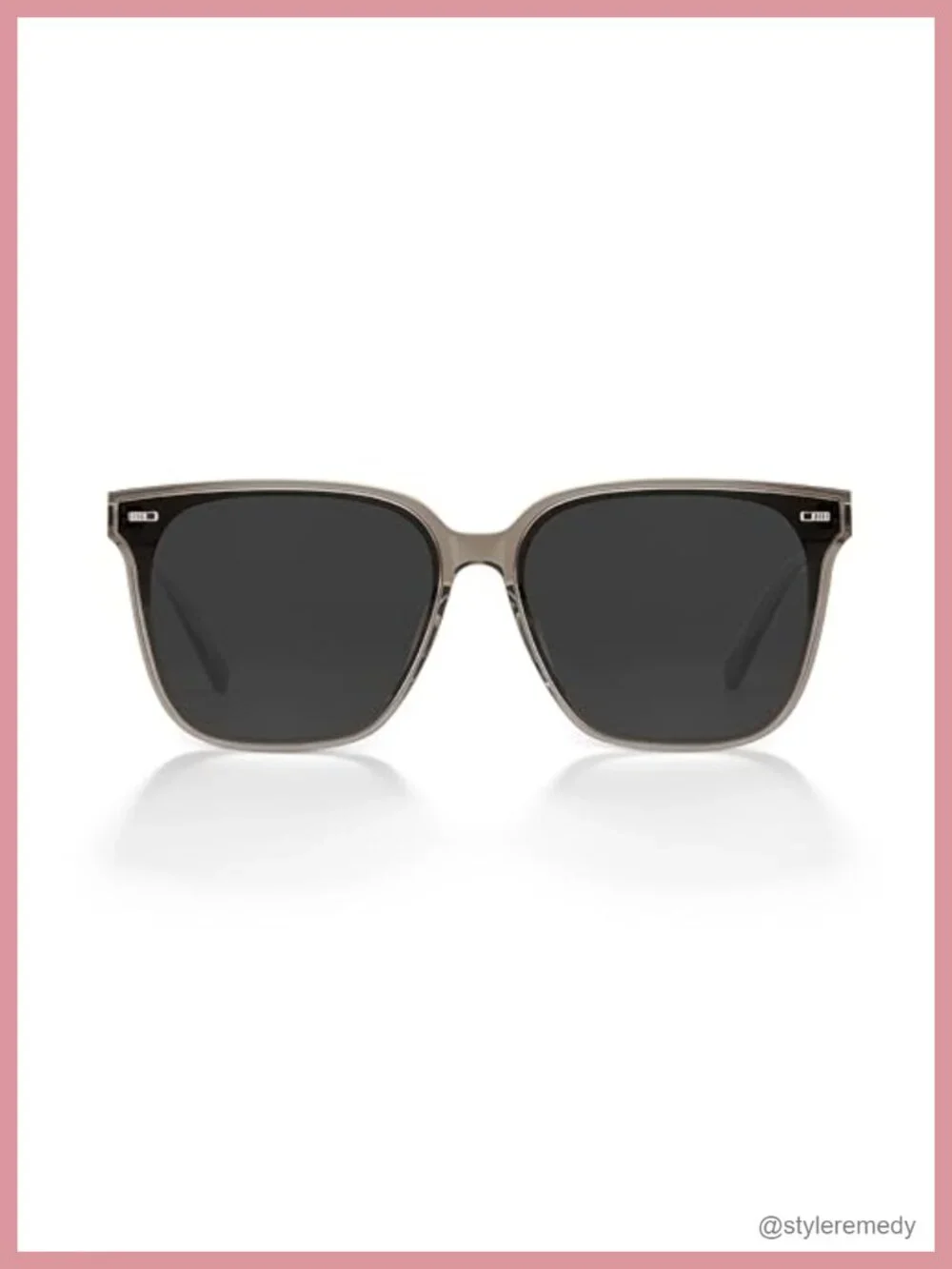 Retro Square Polarized Oversized Sunglasses UV400 Protection for Women Men